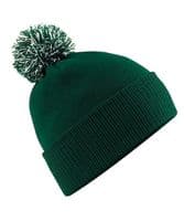 WICK GOLF CLUB POM-POM BEANIE HAT WITH EMBROIDERED LOGO